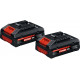 BOSCH EXPERT 2x EXBA18V-40 Batterie 1600A03738