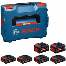 BOSCH EXPERT 4x EXBA 18V-40 + 2x EXBA 18V-80 Batterie 1600A0373G