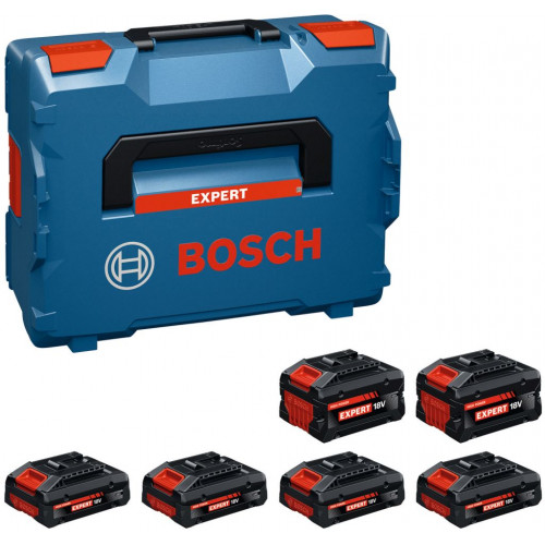 BOSCH EXPERT 4x EXBA 18V-40 + 2x EXBA 18V-80 Batterie 1600A0373G
