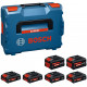 BOSCH EXPERT 4x EXBA 18V-40 + 2x EXBA 18V-80 Batterie 1600A0373G