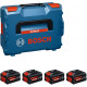 BOSCH EXPERT 4x EXBA 18V-55 Batterie 1600A0373H