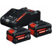 BOSCH Expert 2× EXBA18V-80 + EXAL18V-160 Set de base 1600A0373T