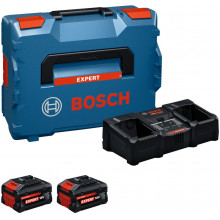 BOSCH EXPERT 2x EXBA 18V-80 + EXAL 18V2-320 Set de base 1600A0373X