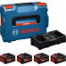 BOSCH Expert 2x EXBA 18V-55 + 2x EXBA 18V-80 + EXAL 18V2-320 Set de base 1600A0373Y