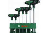 BOSCH Set de 7 tournevis hexagonaux avec poignée en T 1600A039J1