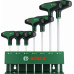 BOSCH Jeu de 7 tournevis Torx avec poignée en T 1600A039J2
