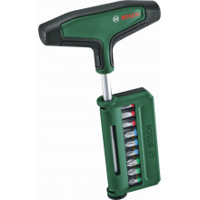 BOSCH Jeu de 19 tournevis a embout avec poignée en T 1600A039J3