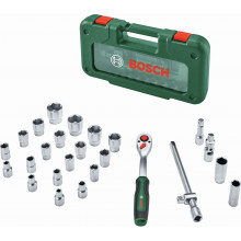 BOSCH Coffret de cliquet 1/2” – 26 pieces 1600A039J7