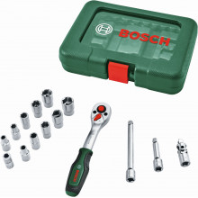 BOSCH Coffret a cliquet 15 pieces 1/4” 1600A03EG1