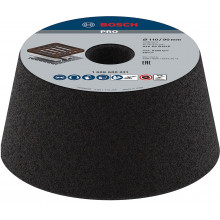 BOSCH Meule boisseau conique PRO Metal, 90 x 110 x 55 mm, G16 1608600231