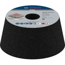 BOSCH Meule boisseau conique PRO Metal, 90 x 110 x 55 mm, G24 1608600239