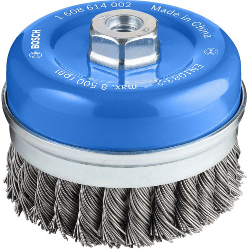 BOSCH Brosse boisseau PRO Metal heavy, 100 x 0,8 mm, a filetage 1608614002