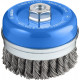 BOSCH Brosse boisseau PRO Metal heavy, 100 x 0,8 mm, a filetage 1608614002