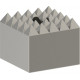 BOSCH Boucharde en acier PRO SDS max-4C, 60 x 60 mm 1618623205