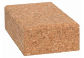 BOSCH Cale de ponçage en liege pour ponçage manuel, 80 x 120 mm 2607000637