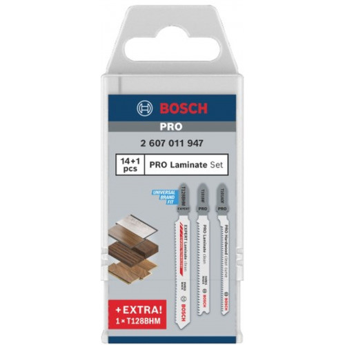 BOSCH Coffret PRO Laminate, 15 pieces 2607011947