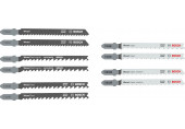 BOSCH Coffret de lames de scie sauteuse Wood, 10 pcs 2607012069