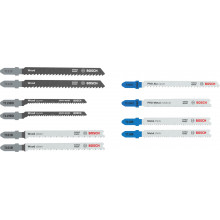 BOSCH Kit de lames de scie sauteuse Wood and Metal, 10 pieces 2607012072
