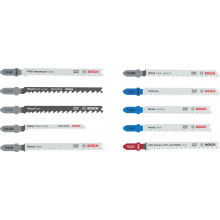 BOSCH Coffret de lames de scie sauteuse Multi Material 10 pieces 2607012073
