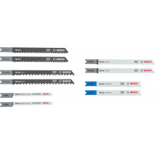 BOSCH Kit de lames de scie sauteuse Wood and Metal, 10 pieces 2607012074