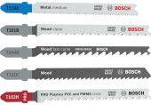 BOSCH Coffret de lames de scie sauteuse Multi Material 5 pieces 2607012075