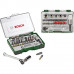 BOSCH Kit 27 pieces, assortiment d'embouts de vissage avec cliquet 2607017160