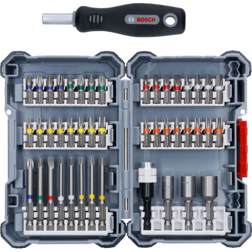 BOSCH Coffret vissage Bosch 45pcs Pick and Click extra hard 2607017692