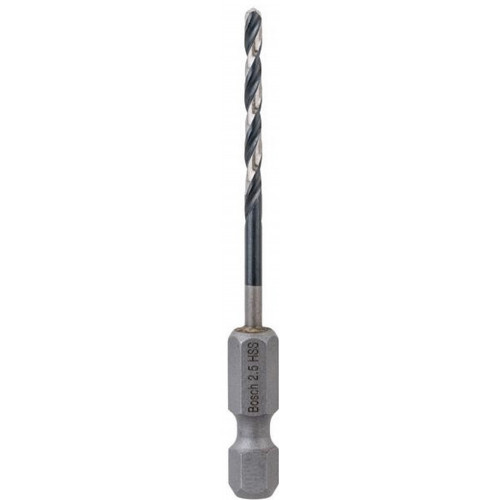BOSCH Foret hélicoidal HSS a queue six pans 2,5 mm 2608577047