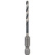 BOSCH Foret hélicoidal HSS a queue six pans 3,0 mm