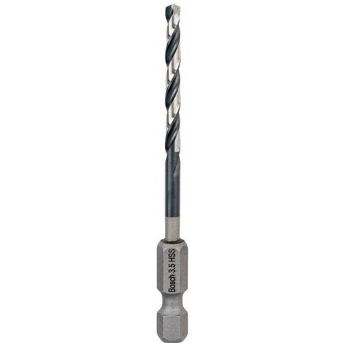 BOSCH Foret hélicoidal HSS a queue six pans 3,5 mm 2608577051