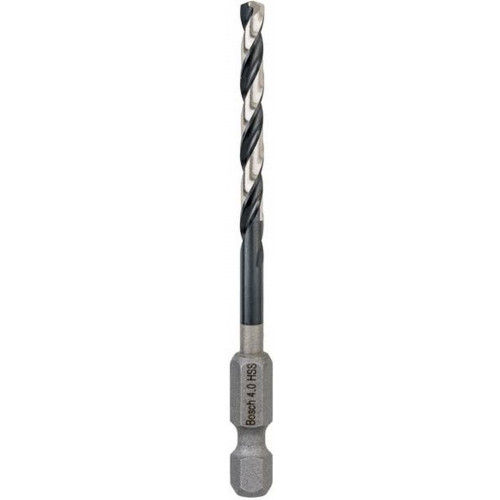 BOSCH Foret hélicoidal HSS a queue six pans 4,0 mm 2608577052