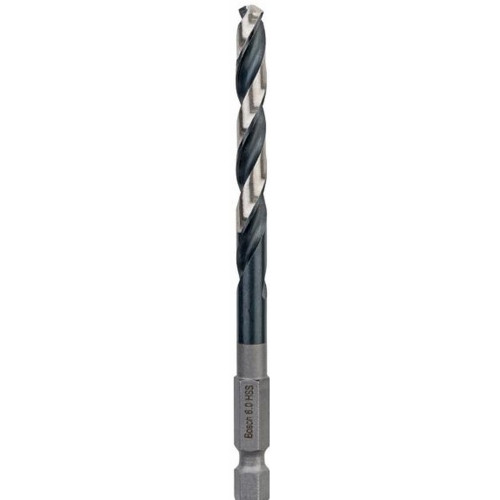 BOSCH Foret hélicoidal HSS a queue six pans 6,0 mm 2608577058