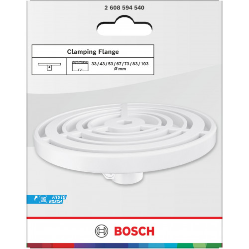 BOSCH Bride de serrage pour scie trépan Brick and Soft Tile, 33-103 x - mm 2608594540 BOSCH Bride de serrage pour scie trépan Brick and Soft Tile, 33-103 x - mm 2608594540