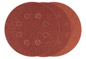 BOSCH Feuille abrasive C430, pack de 5 125 mm, 60/120/240 2608605112