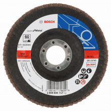 BOSCH Expert for Metal Plateau a lamelles X551, 125x22,23mm, 60, wygięta 2608606717