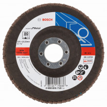 BOSCH Expert for Metal Plateau a lamelles X551,125x22,23mm, 80, 2608606718