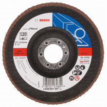 BOSCH Expert for Metal Plateau a lamelles X551, 125x22,23mm, 120, 2608607347