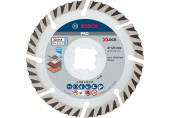 BOSCH Disque a tronçonner diamanté PRO Multi Material 125x22,23mm,X-Lock, 2pc 2608615286