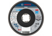 BOSCH Plateau a lamelles PRO X571, bombé, 125 mm, G80, X-Lock 2608619203
