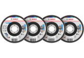 BOSCH X451 Kit de disques a lamelles, 115 x 22,23 mm, G40; 60; 80; 120, T27 608626163