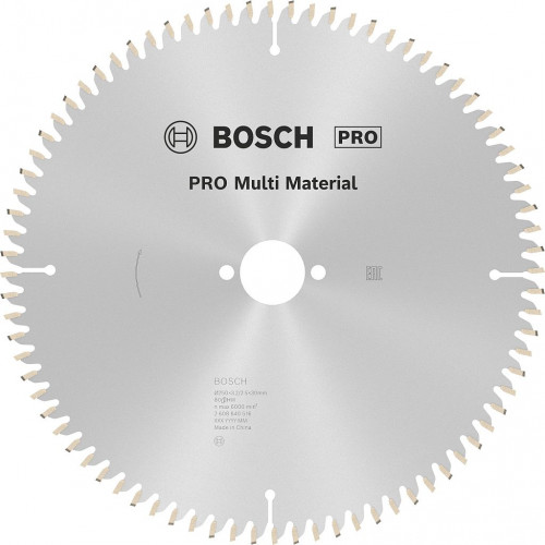 BOSCH Lame de scie circulaire PRO Multi Material, 250 x 30 x 3,2 mm; 80 2608640516