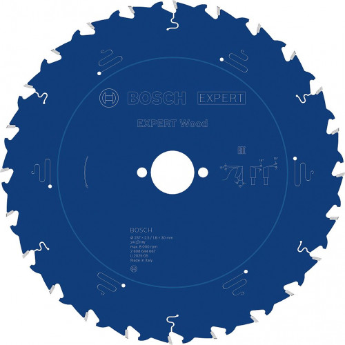 BOSCH Lame de scie circulaire Expert for Wood 237 × 2,5/1,8 × 30 mm, T24 2608644067