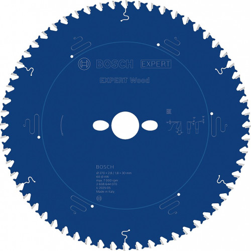 BOSCH Lame de scie circulaire Expert for Wood 270 x 30 x 2,8 mm, 60 2608644070