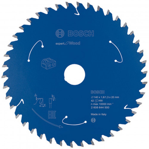 BOSCH Lame de scie circulaire Expert for Wood 140 x 1,8/1,3 x 20 T42 2608644500
