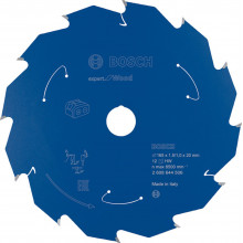 BOSCH Lame de scie circulaire Expert for Wood 165 x 1,5/1 x 20 T12 2608644506