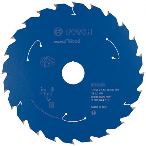 BOSCH Lame de scie circulaire Expert for Wood 190 x 1,5/1 x 30 T24 2608644513
