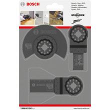 BOSCH Assortiment de 3 pieces pour Bois 2608662343