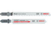 BOSCH Lames de scie sauteuse T101BR et EXPERT Laminate Clean T128BHM, 26 pcs 2608665463