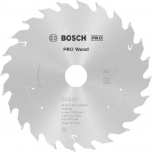 BOSCH Lame de scie circulaire sans fil PRO Wood cordless 136 x 1,5/1 x 20 T24 2608837668