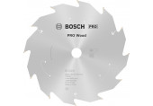 BOSCH Lame de scie circulaire sans fil PRO Wood cordle 165 x 1,5/1 x 15,875 T12 2608837680